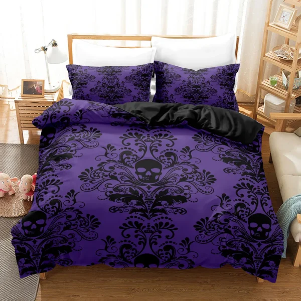 Gothic Style Skull Bedding Sets