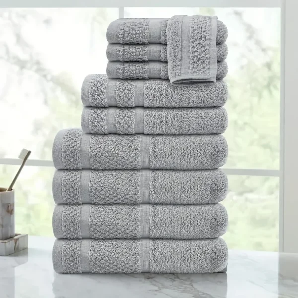 10pcs Bath Towel Set 4pcs Bath Towels&2pcs Hand Towels