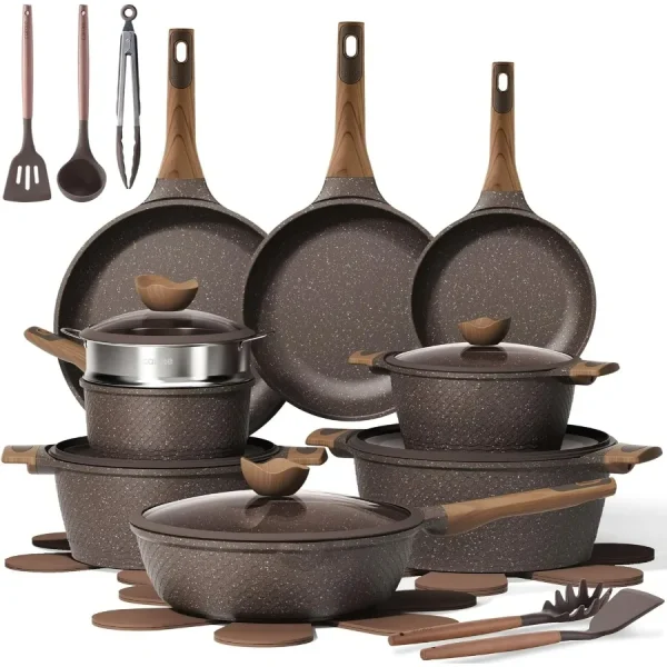 26PCS Pots and Pans Set Non Stick, Cookware