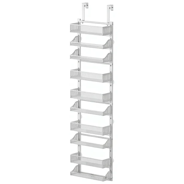 Over The Door Pantry Organizer, 10-Tier Pantry