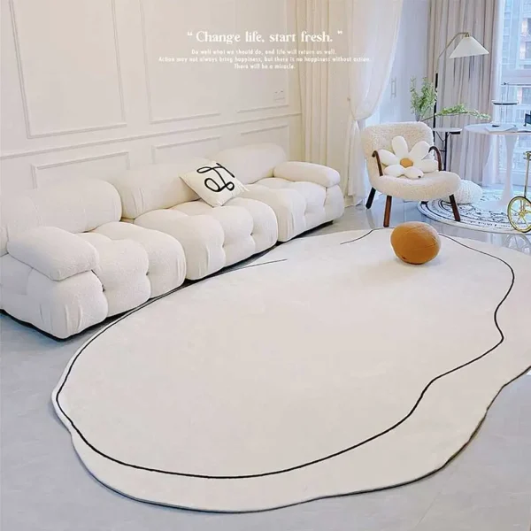 Bedside Rugs Large Irregular Thickened Washable